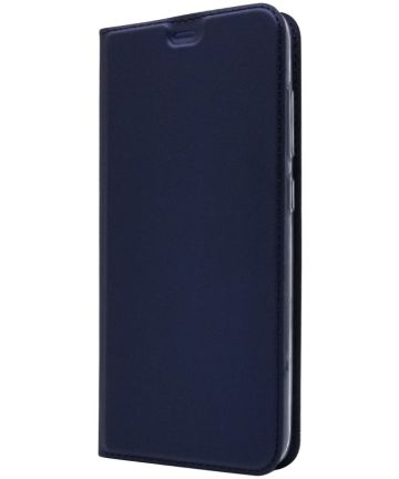 Xiaomi PocoPhone F1 Luxe Hoesje met Kaarthouder Blauw Hoesjes