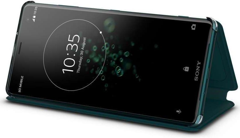 Sony Style Cover Stand SCSH70 Xperia XZ3 Green afbeelding 2