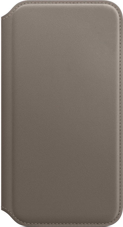 Originele Apple iPhone XS / X Leather Folio Taupe afbeelding 4