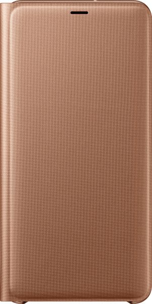Samsung Galaxy A7 2018 Portemonnee Hoesje Goud afbeelding 2