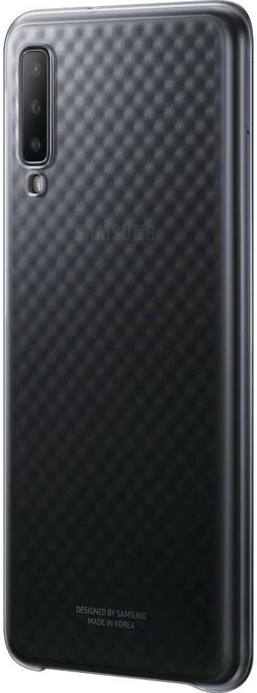 Samsung Galaxy A7 2018 Gradation Clear Cover Zwart afbeelding 4