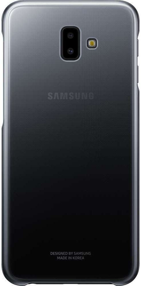Samsung Galaxy J6 Plus Gradation Clear Cover Zwart afbeelding 1
