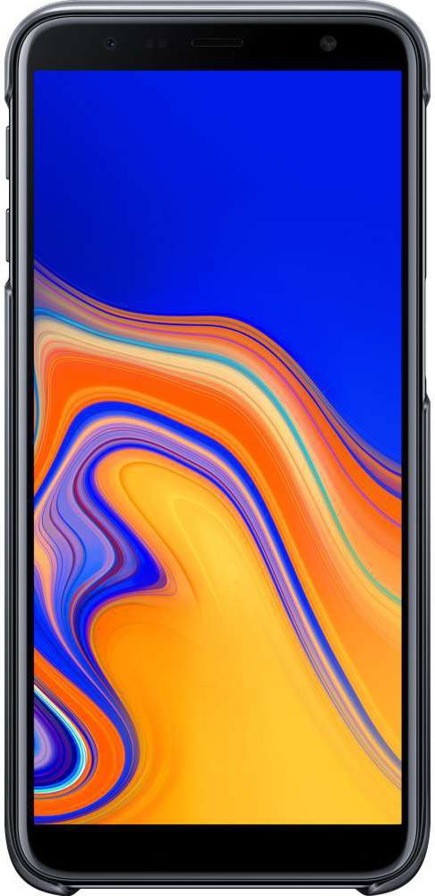 Samsung Galaxy J6 Plus Gradation Clear Cover Zwart afbeelding 5