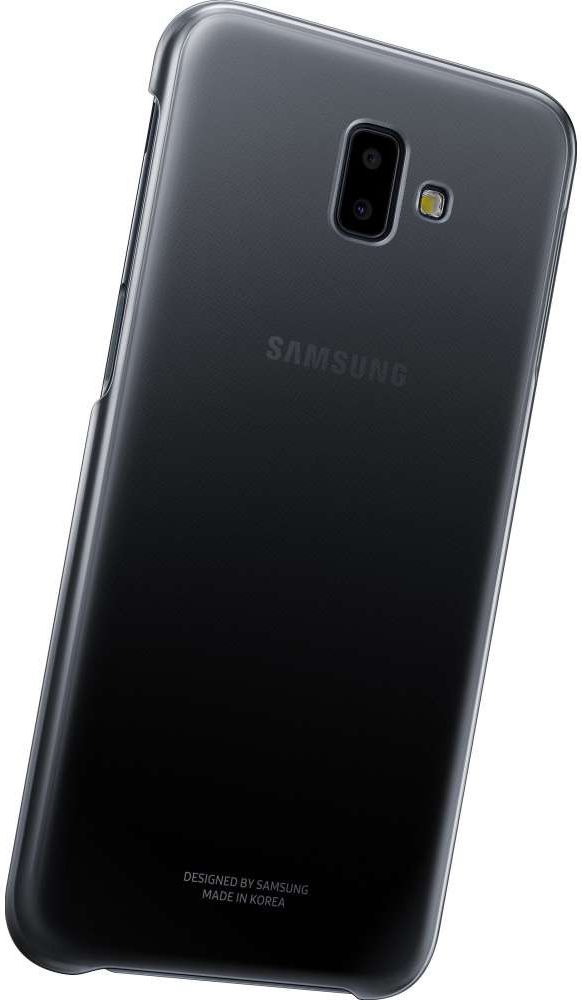 Samsung Galaxy J6 Plus Gradation Clear Cover Zwart afbeelding 4