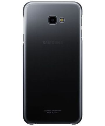 Origineel Samsung Galaxy J4 Plus 2018 Hoesje Gradation Cover Zwart Hoesjes