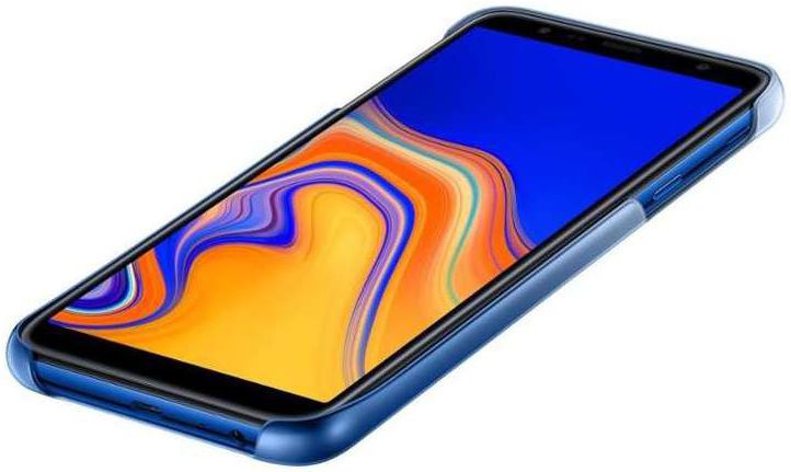 Samsung Galaxy J4 Plus 2018 Gradation Cover Blauw afbeelding 4