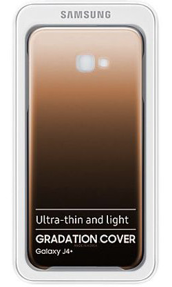 Samsung Galaxy J4 Plus 2018 Gradation Cover Goud afbeelding 5