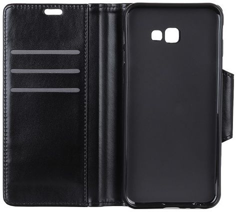 Samsung Galaxy J4 Plus Portemonnee Hoesje Zwart afbeelding 2
