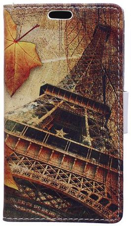 Samsung Galaxy J4 Plus Portemonnee Print Hoesje Eiffeltoren afbeelding 1