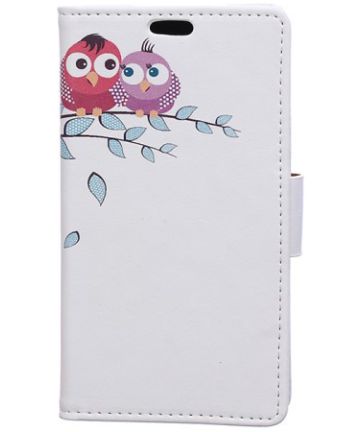 Samsung Galaxy J4 Plus Portemonnee Print Hoesje Two Owls Hoesjes