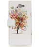 Samsung Galaxy J4 Plus Portemonnee Print Hoesje Colorful Flower