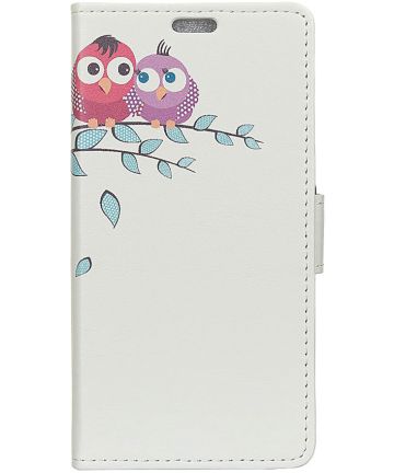 Samsung Galaxy A7 (2018) Portemonnee Print Hoesje Two Owls Hoesjes