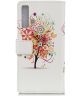 Samsung Galaxy A7 (2018) Portemonnee Print Hoesje Flower Tree