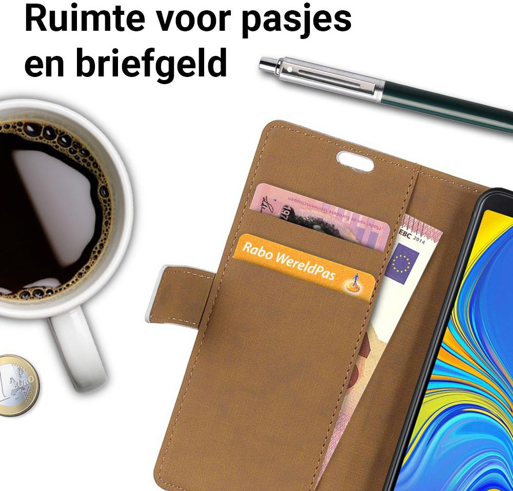Samsung Galaxy A7 (2018) Portemonnee Print Hoesje Flower Tree afbeelding 10