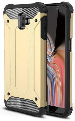 Samsung Galaxy J6 Plus Hybride Hoesje Goud afbeelding 1