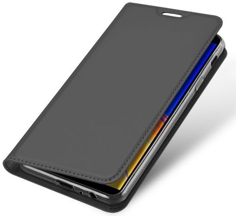 Samsung Galaxy J4 Plus (2018) Dux Ducis Portemonnee Hoesje Grijs afbeelding 1
