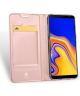 Samsung Galaxy J4 Plus (2018) Dux Ducis Portemonnee Hoesje Roze