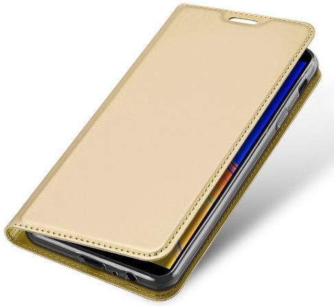 Samsung Galaxy J4 Plus (2018) Dux Ducis Portemonnee Hoesje Goud afbeelding 1