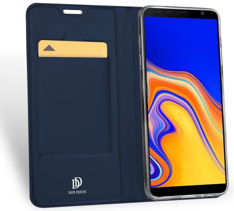 Samsung Galaxy J4 Plus (2018) Dux Ducis Portemonnee Hoesje Blauw afbeelding 2