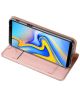 Samsung Galaxy J6 Plus (2018) Dux Ducis Portemonnee Hoesje Roze