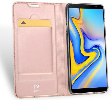 Samsung Galaxy J6 Plus (2018) Dux Ducis Portemonnee Hoesje Roze afbeelding 2