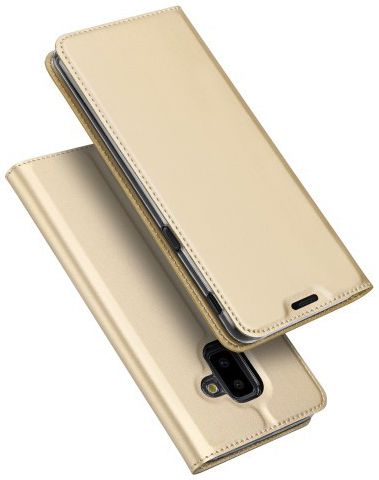 Samsung Galaxy J6 Plus (2018) Dux Ducis Portemonnee Hoesje Goud afbeelding 5