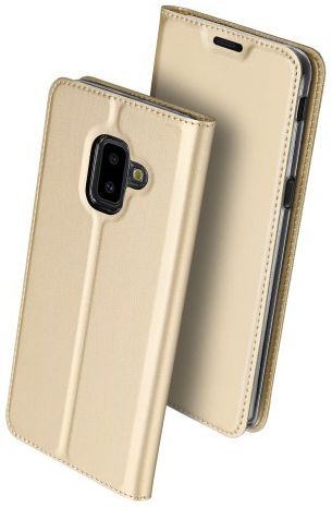 Samsung Galaxy J6 Plus (2018) Dux Ducis Portemonnee Hoesje Goud afbeelding 6