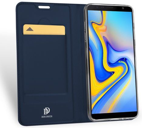 Samsung Galaxy J6 Plus (2018) Dux Ducis Portemonnee Hoesje Blauw afbeelding 2