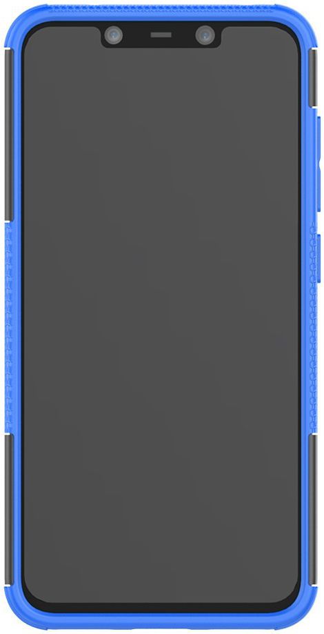 Xiaomi Pocophone F1 Robuust Hybride Hoesje Blauw afbeelding 6