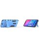 Xiaomi Pocophone F1 Hybrid Kickstand Hoesje Blauw