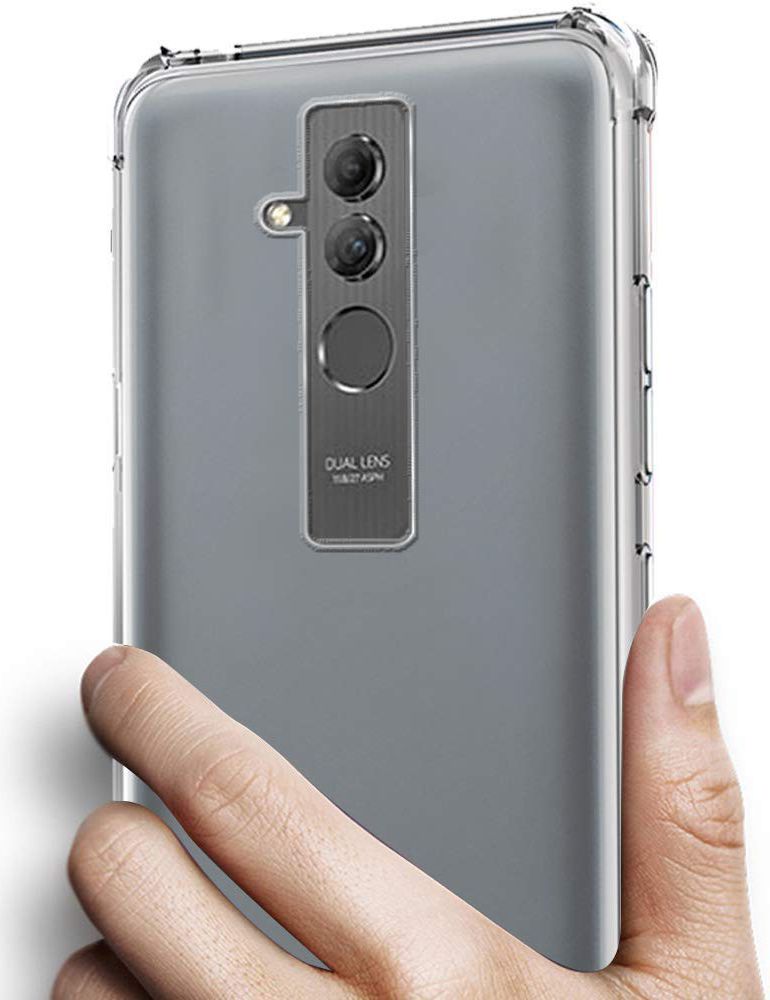 Huawei Mate 20 Lite Schokbestendig TPU Hoesje Transparant afbeelding 2