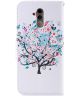 Huawei Mate 20 Lite Portemonnee Hoesje met Flower Tree Print