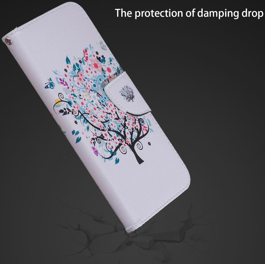 Huawei Mate 20 Lite Portemonnee Hoesje met Flower Tree Print afbeelding 12