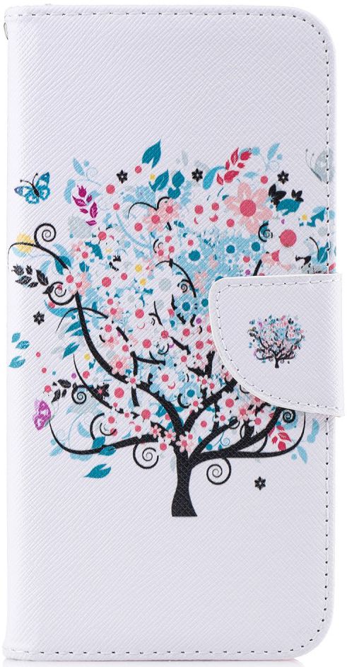 Huawei Mate 20 Lite Portemonnee Hoesje met Flower Tree Print afbeelding 5