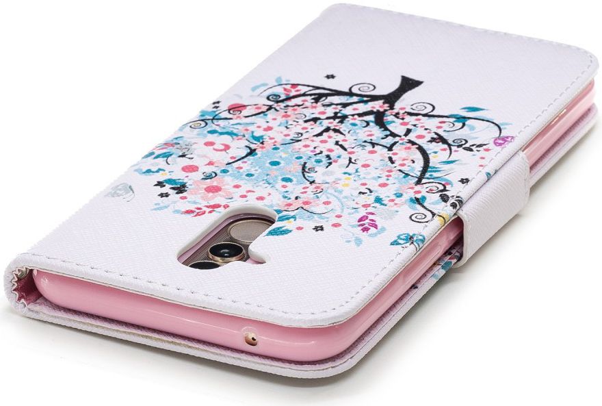 Huawei Mate 20 Lite Portemonnee Hoesje met Flower Tree Print afbeelding 8