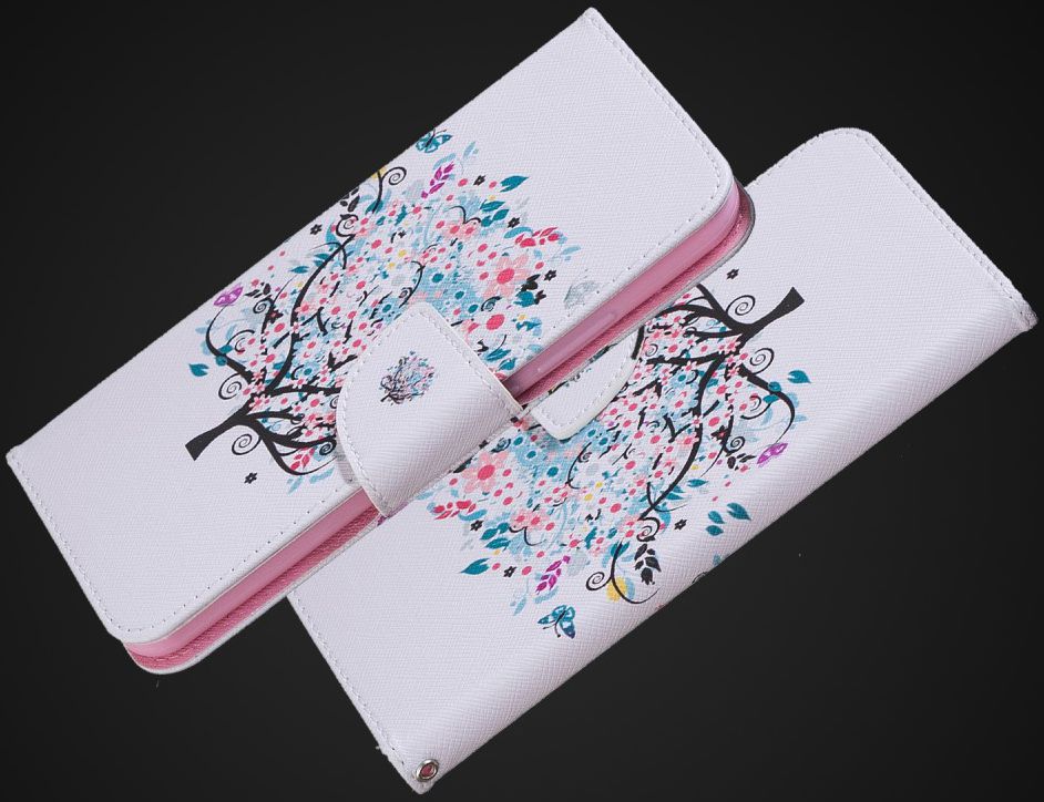 Huawei Mate 20 Lite Portemonnee Hoesje met Flower Tree Print afbeelding 9