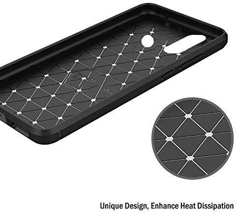 Honor 8X Geborsteld TPU Hoesje Zwart afbeelding 6