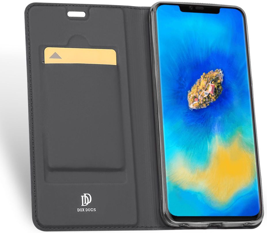 Dux Ducis Book Case Huawei Mate 20 Pro Hoesje Grijs afbeelding 2