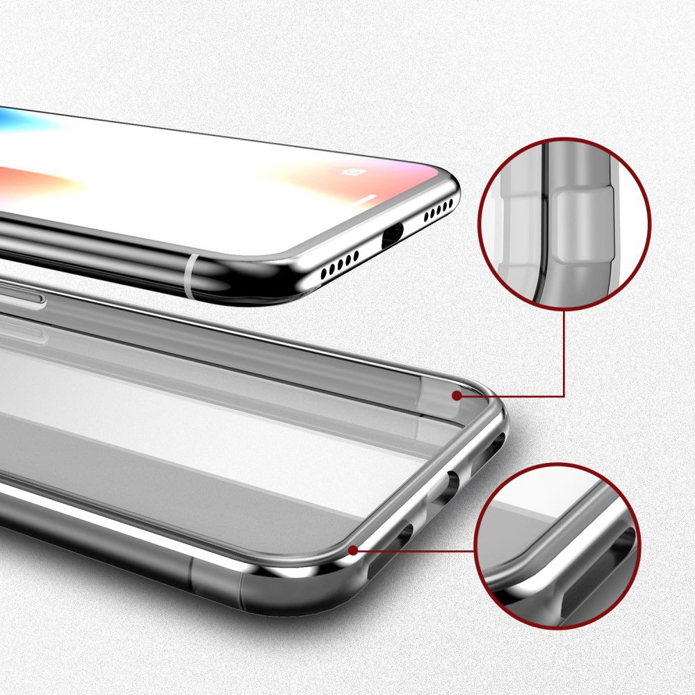 Dux Ducis Light Transparant TPU Hoesje Apple iPhone XS Grijs afbeelding 4