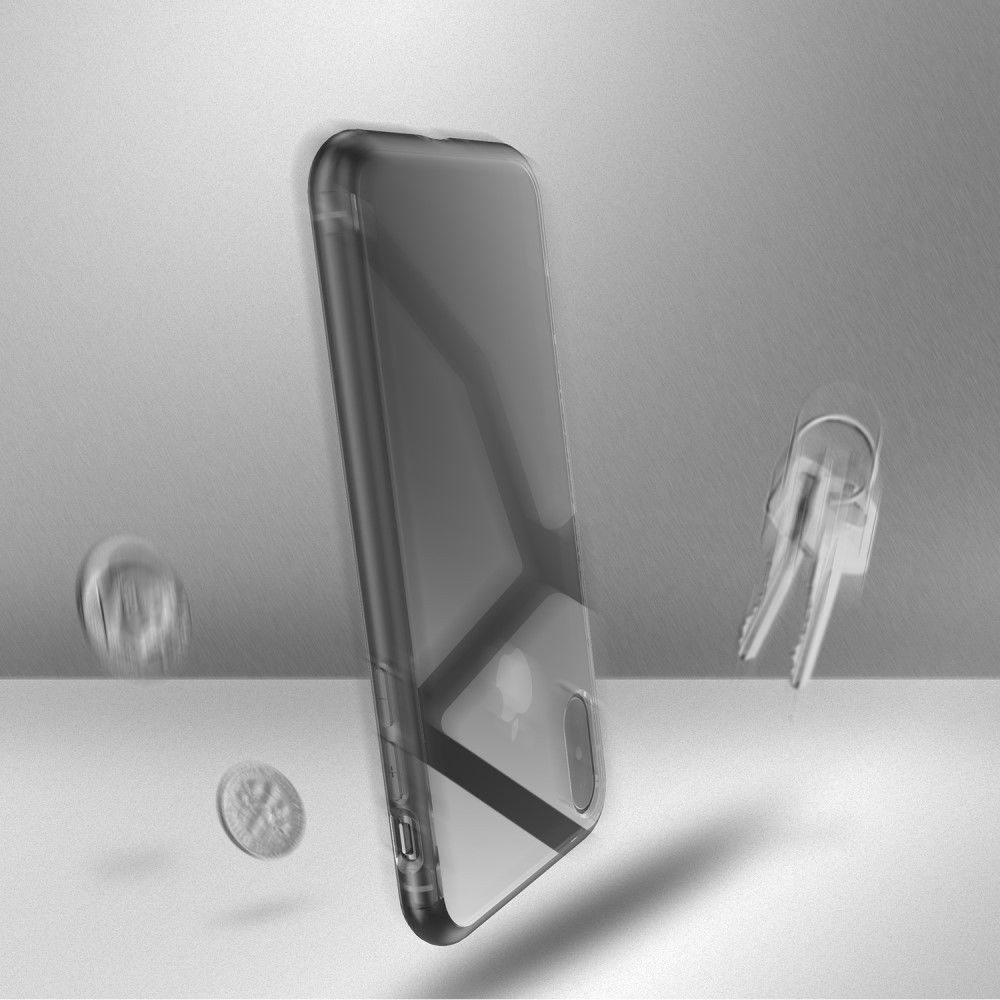 Dux Ducis Light Transparant TPU Hoesje Apple iPhone XS Grijs afbeelding 7
