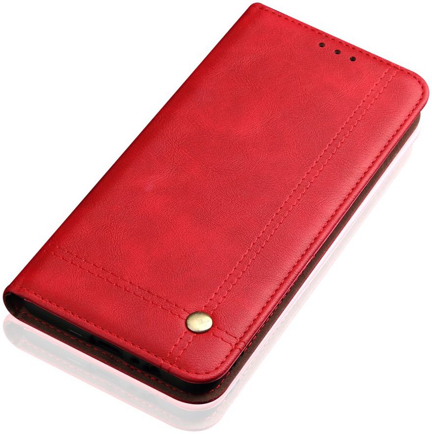 Huawei Mate 20 Lite Vintage Portemonnee Hoesje Rood afbeelding 4