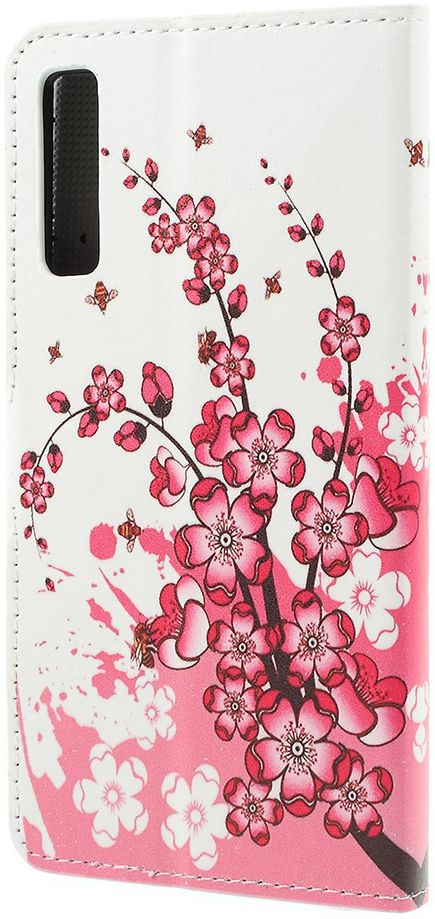 Samsung Galaxy A7 2018 Portemonnee Hoesje met Blossom Print afbeelding 10