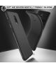 OnePlus 6T Twill Slim Texture Back Cover Zwart