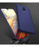 OnePlus 6T Twill Slim Texture Back Cover Blauw