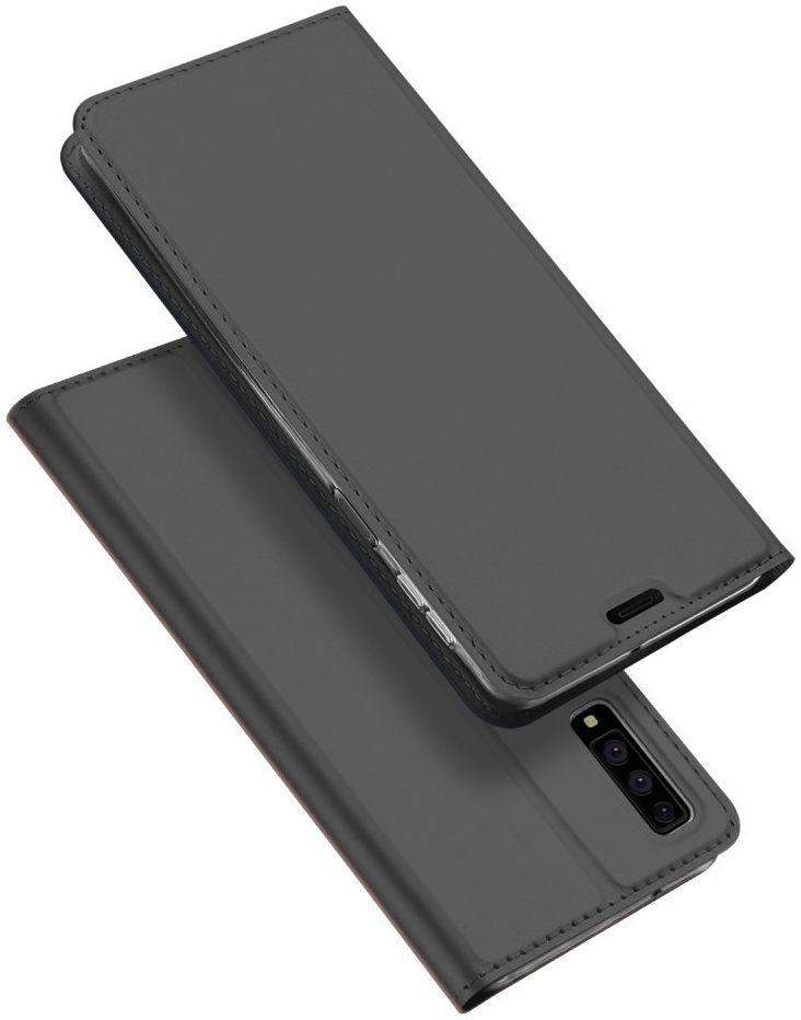 Dux Ducis Premium Book Case Samsung Galaxy A7 2018 Hoesje Grijs afbeelding 5