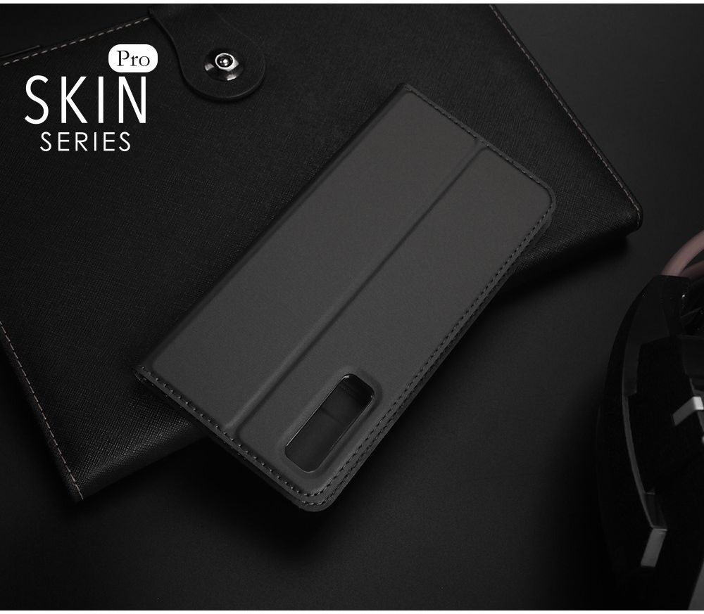 Dux Ducis Premium Book Case Samsung Galaxy A7 2018 Hoesje Grijs afbeelding 7