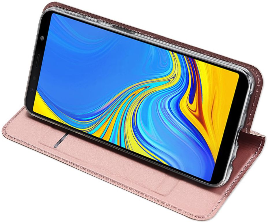 Dux Ducis Premium Book Case Samsung Galaxy A7 2018 Hoesje Roze afbeelding 4