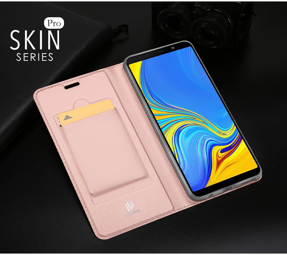 Dux Ducis Premium Book Case Samsung Galaxy A7 2018 Hoesje Roze afbeelding 8