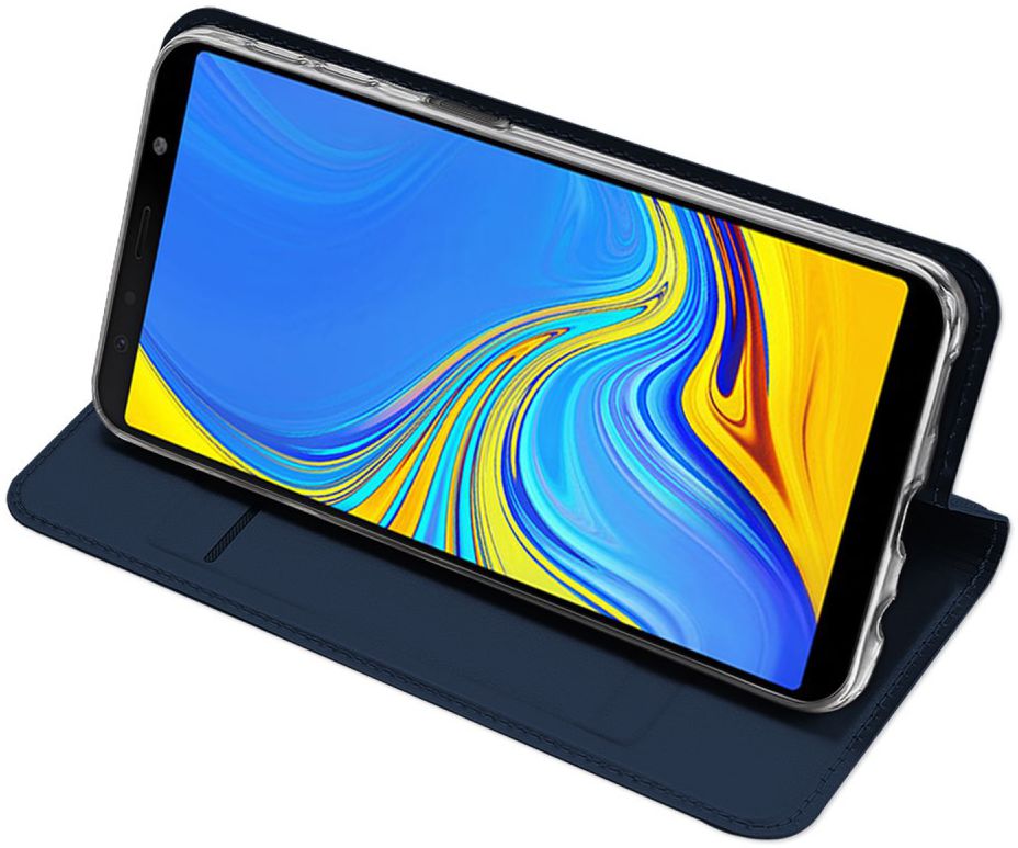 Dux Ducis Premium Book Case Samsung Galaxy A7 2018 Hoesje Blauw afbeelding 4