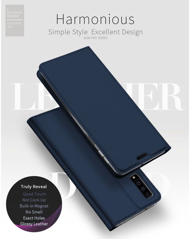 Dux Ducis Premium Book Case Samsung Galaxy A7 2018 Hoesje Blauw afbeelding 5